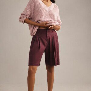 Anthropologie Avery Pleated Trouser Shorts by Maeve